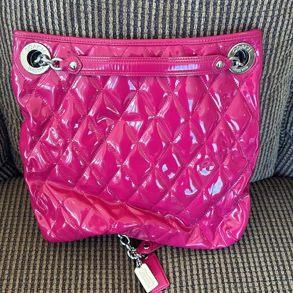COPY - Coach pink tote 13X13 - Picture 3 of 4